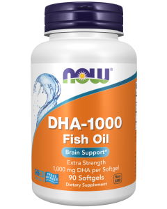 NOW Foods DHA-1000 Fish Oil, Extra Strength - 90 Softgels