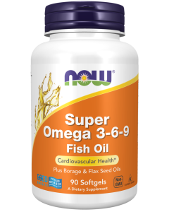 NOW Foods Super Omega 3-6-9 - 90 Softgels