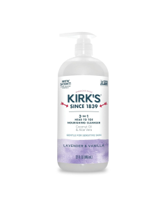 Kirk's 3-in-1 Head to Toe Nourishing Cleanser Lavender & Vanilla - Front view
