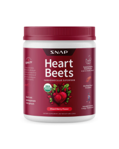 Snap Supplements Organic Heart Beets Cardiovascular Superfood Powder - Front view