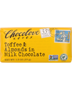 Chocolove Mini Toffee & Almonds in Milk Chocolate, 1.3 oz.