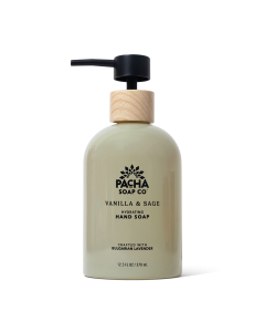 Pacha Soap Co. Vanilla & Sage Hand Soap - Front view
