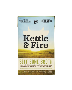 Kettle & Fire Regenerative Beef Bone Broth - Front view