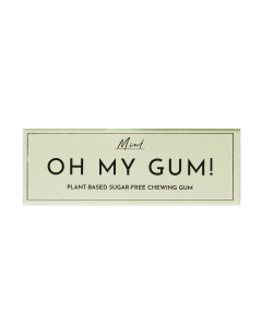 Oh My Gum Plant Based Chewing Gum Mint - Front view