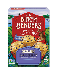 Birch Benders Organic Blueberry Quick Bread and Muffin Mix - Front view