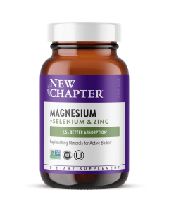 New Chapter Magnesium + Selenium & Zinc - Front view