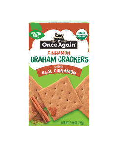 Once Again Cinnamon Graham Crackers - Front view