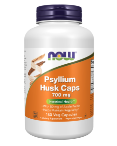 NOW Foods Psyllium Husk 700 mg - 180 Veg Capsules