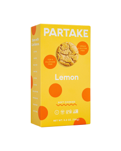Partake Foods Soft Baked Lemon Cookies - Front view