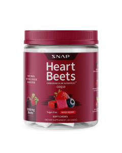 Snap Supplements Heart Beets Chews Mixed Berry - Front view