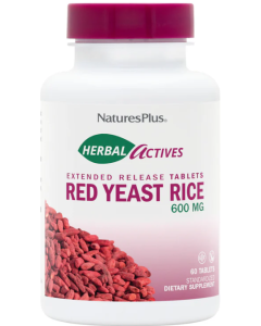 Nature's Plus Herbal Active Red Yeast Rice Extended Release 600 mg, 60 Tablets