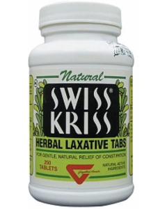 Swiss Kriss Herbal Laxative, 250 Tablets