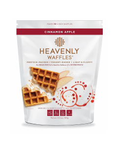Heavenly Waffles Mix Cinnamon Apple - Front view