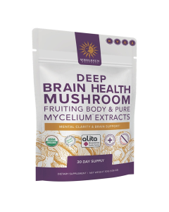 Wholesun Wellness Deep Brain Health Mushroom Extract Powder - Front view