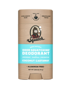 Dr. Squatch Men's Natural Deodorant Coconut Castaway - Front view