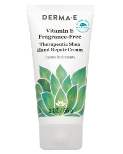 Derma E Vitamin E Fragrance-Free, Therapeutic Moisture Shea Hand Cream, 2 oz.