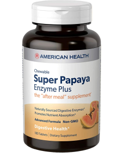 American Health Chewable Super Papaya Enzyme Plus