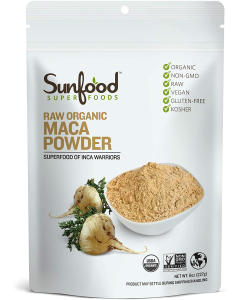 Sunfood Raw Organic Maca Powder, 8 oz.