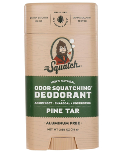 Dr. Squatch Pine Tar Deodorant Stick - Front view