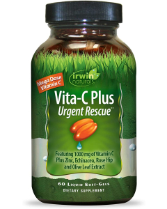 Irwin Naturals Vita-C Plus Urgent Rescue, 60 sg.