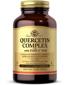 Solgar Quercetin Complex with Ester-C Plus,100 Vegetable Capsules