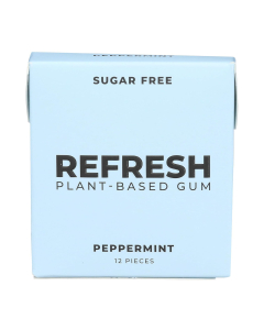 Refresh Gum Plant-Based Gum Peppermint - Front view