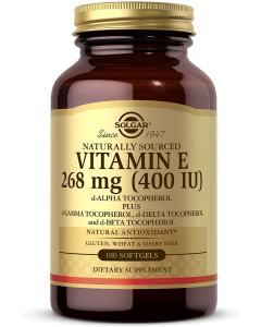 Solgar Vitamin E 400 IU, 100 Softgels