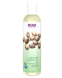 NOW Foods Castor Oil in Plastic Bottle, Organic - 8 fl. oz.