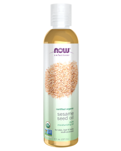 NOW Foods Sesame Seed Oil, Organic - 8 fl. oz.