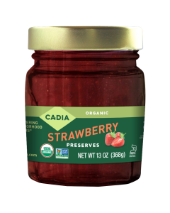 Cadia Organic Strawberry Preserves - Front view