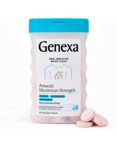 Genexa Heartburn Fix, 72 Chewable Tablets