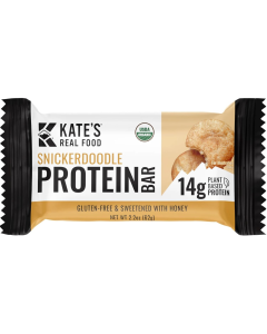 Kate’s Real Food Snickerdoodle Protein Bars - Front view