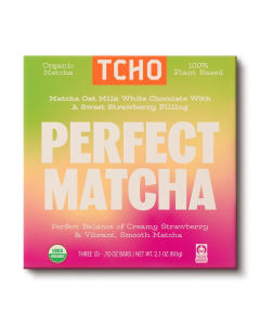 Tcho Perfect Matcha Chocolate Bar - Front view