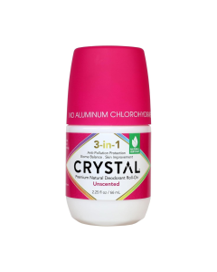 Crystal 3-in-1 BioHealth Deodorant Roll-on Unscented - Front view