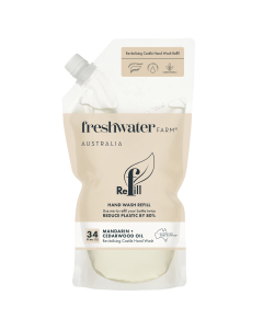 Freshwater Farm Australia Revitalising Mandarin + Cedarwood Oil Hand Wash Refill - Front view