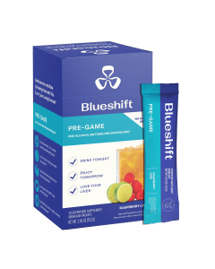 Blueshift Nutrition Pre-Game Raspberry Lime - Front view