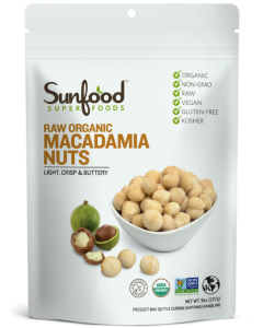 Sunfood Raw Organic Macadamia Nuts - Main