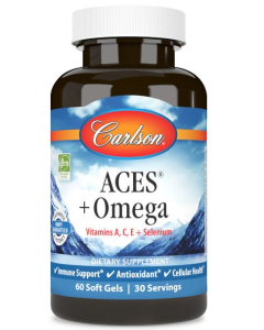 Carlson ACES® + Omega, 60 softgels