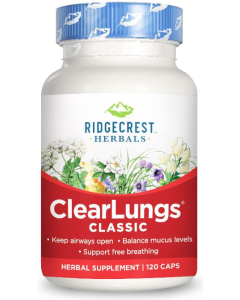 Ridgecrest Herbals ClearLungs 120 cap - Main