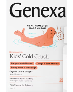 Genexa Kids' Cold Crush, 60 Chewable Tablets