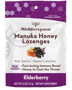 Wedderspoon Manuka Honey Lozenges Edlerberry - Main