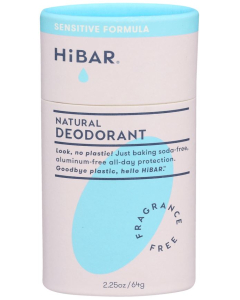 HiBAR Fragrance Free Deodorant, 2.25 oz.