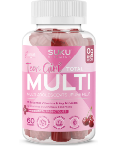 SUKU Vitamins Teen Girl Total Multi - 60 Gummies