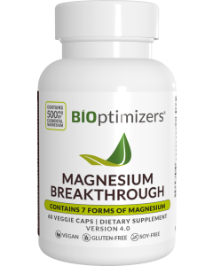 BiOptimizers Magnesium Breakthrough Supplement - Front view