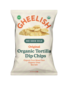 Gheelish Original Organic Tortilla Dip Chips - Front view