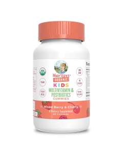 MaryRuth's Organic Kids Multivitamin + Postbiotic Mixed Berry & Cherry - Front view