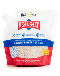 Redmond Kosher Real Salt Refill Pouch, 16 oz.