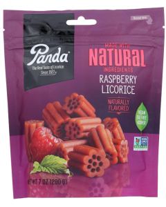 Panda Natural Raspberry Licorice, 7 oz.