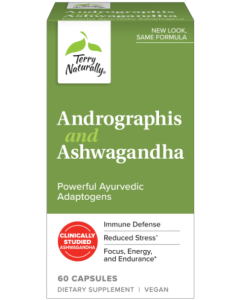 Terry Naturally Andographis & Ashwagandha - Front view
