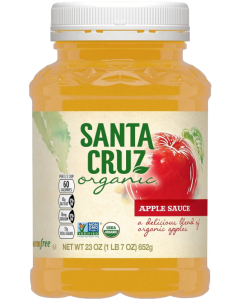 Santa Cruz Organic Apple Sauce,23 oz.
